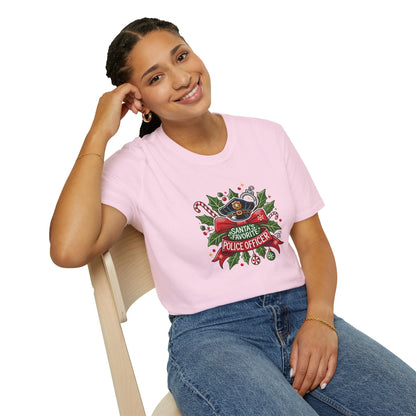 Santa's Favorite Police Officer Tee - Festive & Brave!