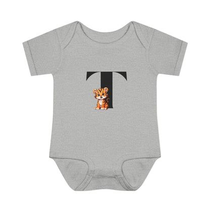 Alphabet Adventures: Letter T - Terrific Tiger Baby Onesie T is for Terrific Tiger! - Whippie's
