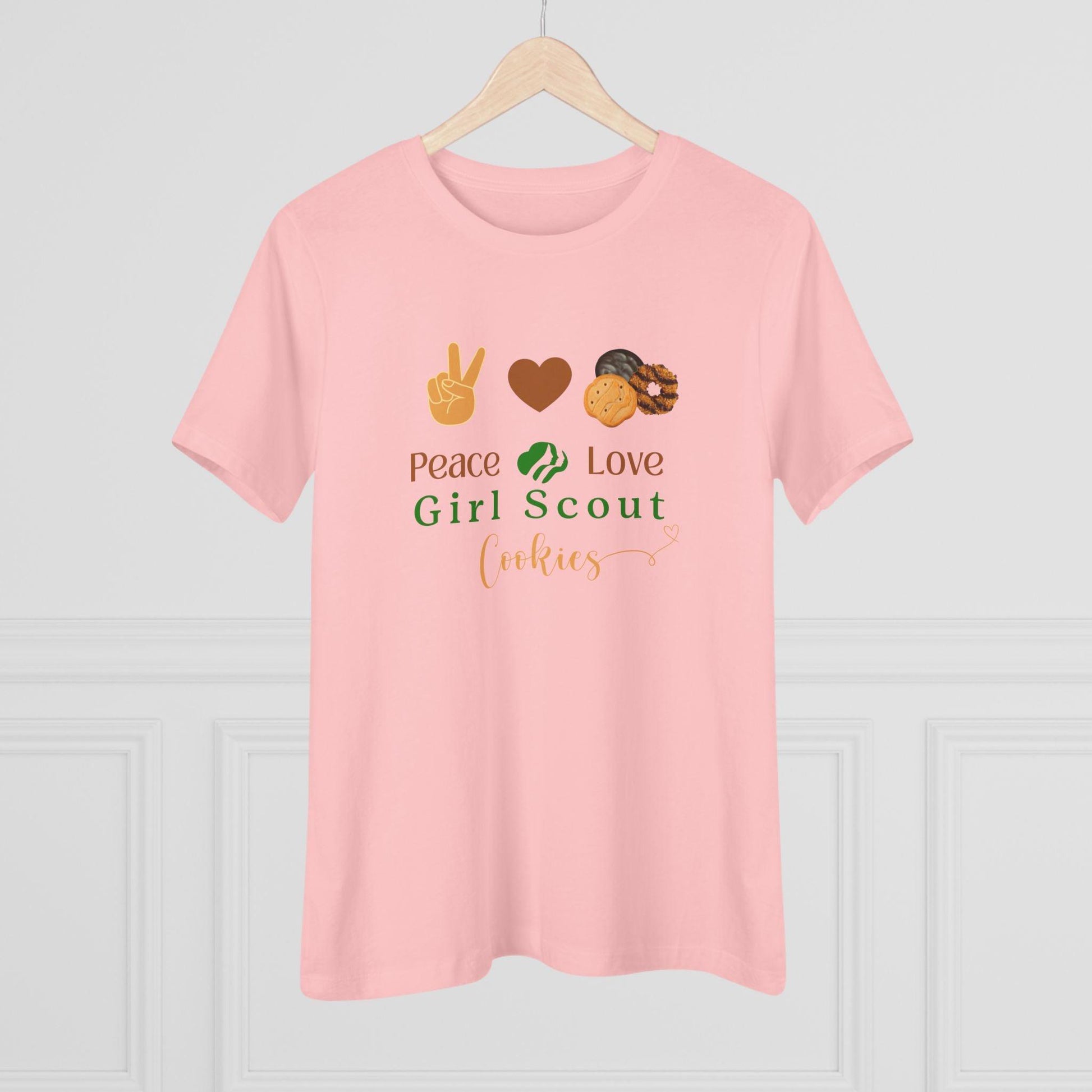 Peace, Love & Cookies Women's Tee - Spread the Love (and Cookies)! ✌️💖🍪 - Whippie's