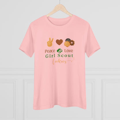 Peace, Love & Cookies Women's Tee - Spread the Love (and Cookies)! ✌️💖🍪 - Whippie's