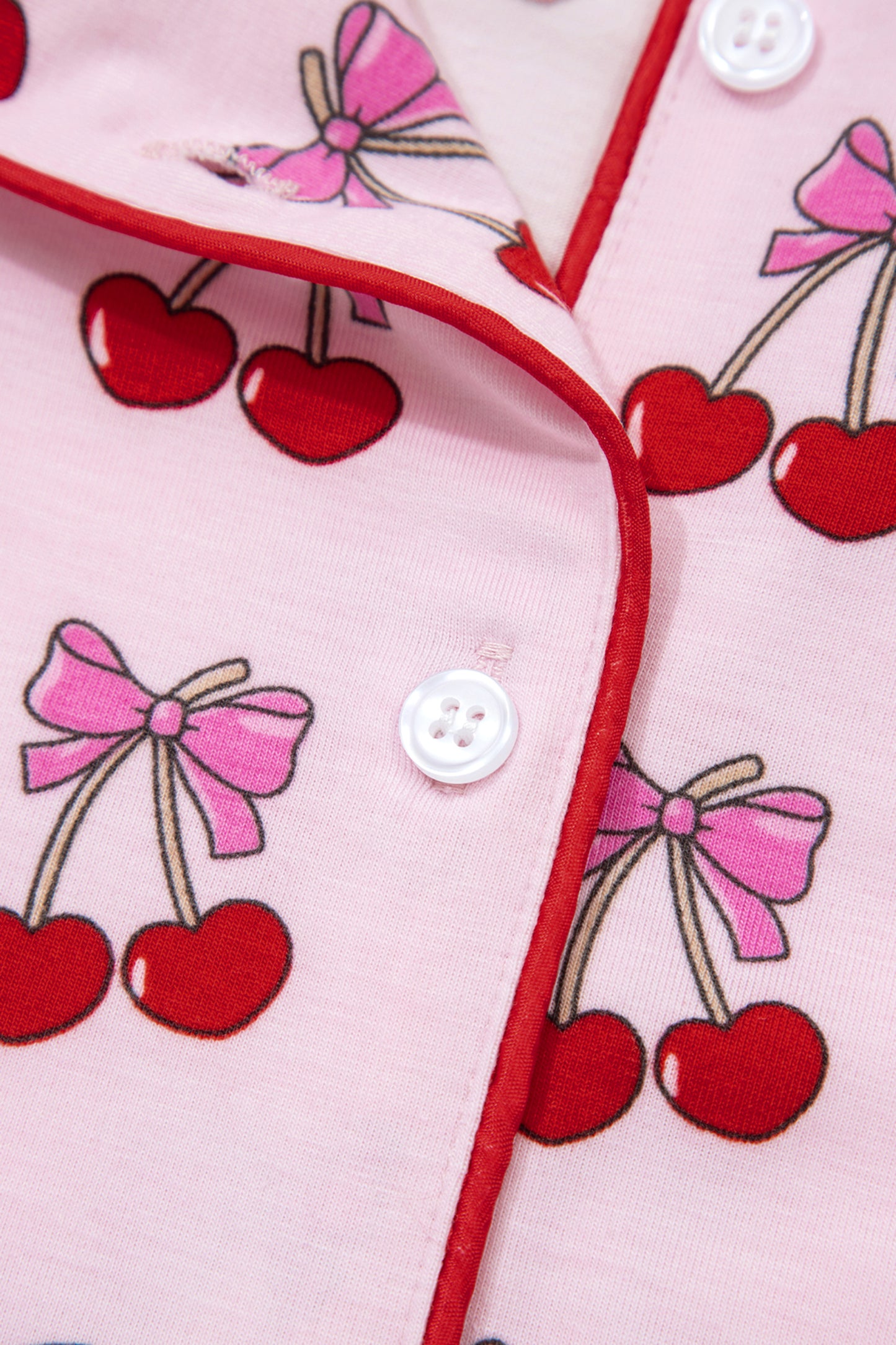 Cute Pajamas | Bow or Cherry Short Pajama Set