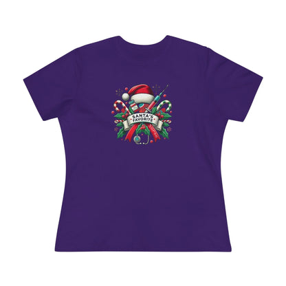 Santa's Favorite Nurse - Women's Softstyle Tee - Whippie's