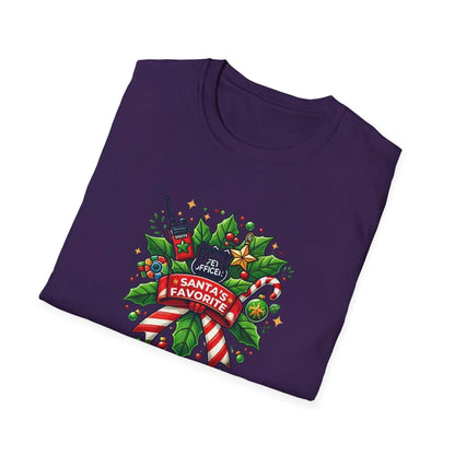 Santa's Favorite School Safety Officer Unisex Tee 🚨🎅 - Whippie's