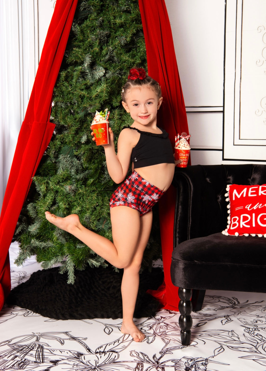 Buffalo Plaid Bliss Phoenix 2PC Set | Girls Dancewear