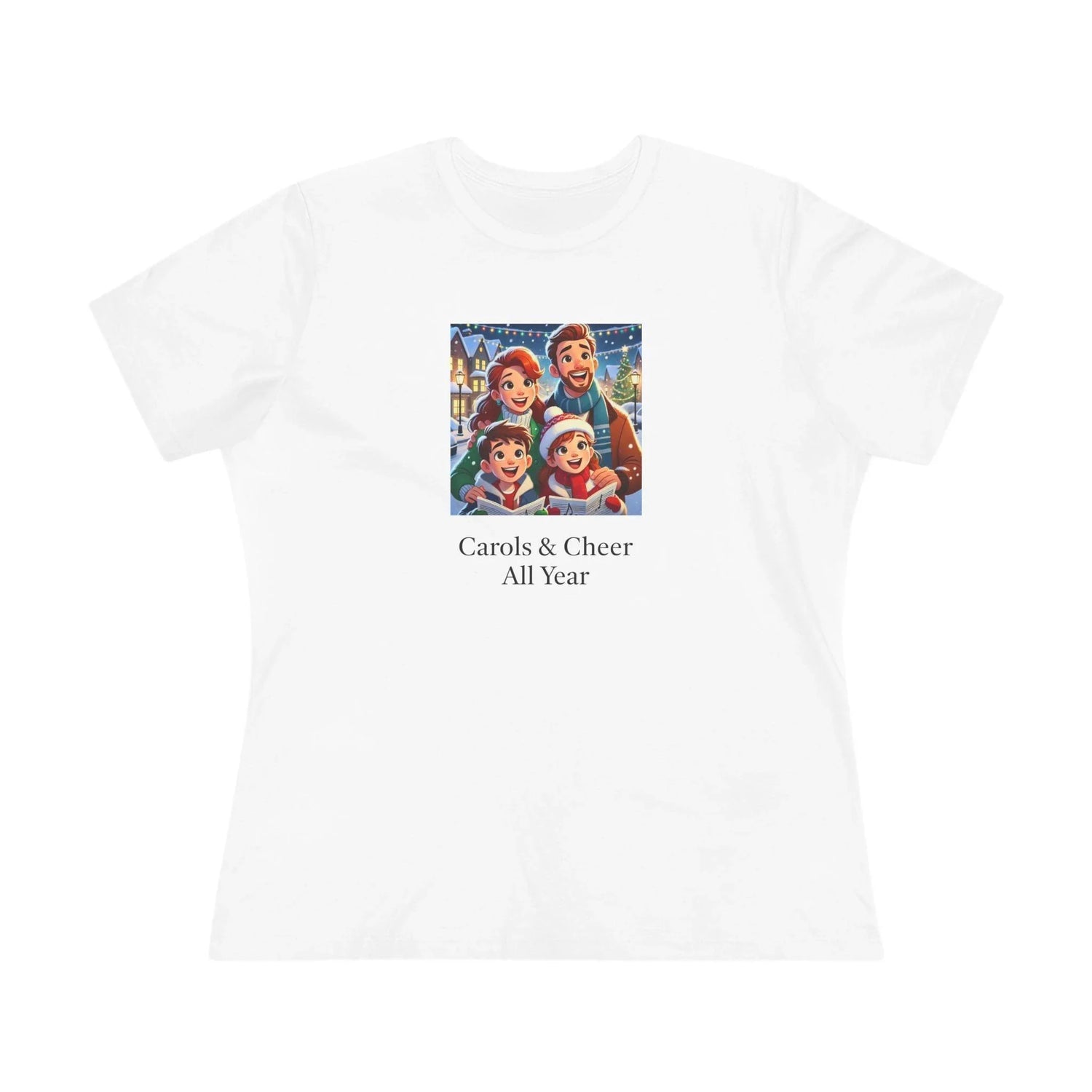 Carols & Cheer All Year - Women's Softstyle Tee - Whippie's
