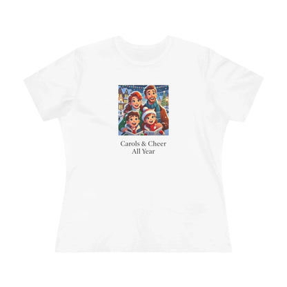 Carols & Cheer All Year - Women's Softstyle Tee - Whippie's