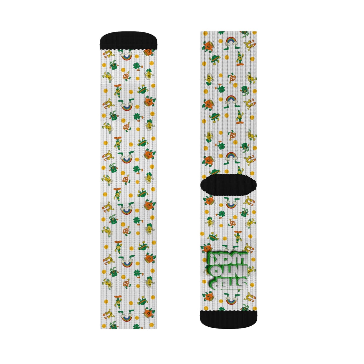 Lucky Charm St. Patrick's Day Socks - Step into Luck! 🍀🌈💰 - Whippie's