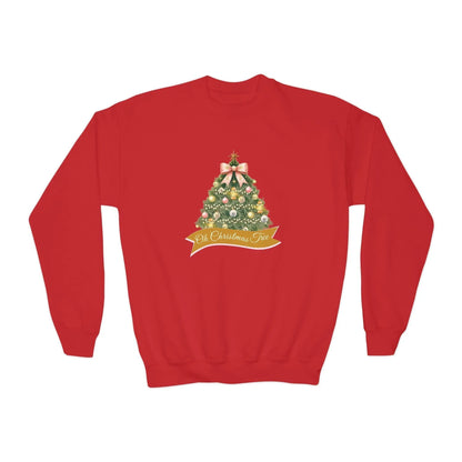 🎄 Oh Christmas Tree ✨ Youth Crewneck Sweatshirt 🎁 - Whippie's