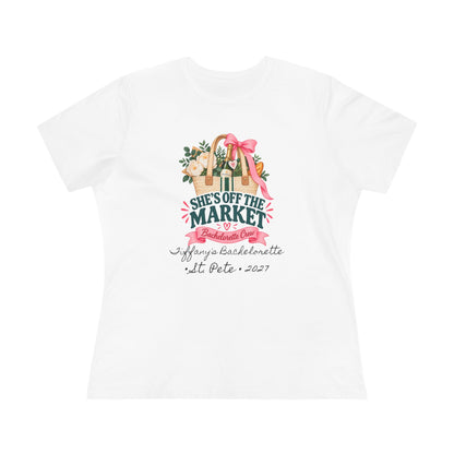 Personalized She’s Off the Market Shirt | Bachelorette Crew Tee