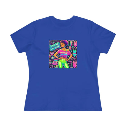 Dance Mom: You've Got This - Darker Skin Tone Mom - Sideview - Women's Softstyle Tee - Whippie's