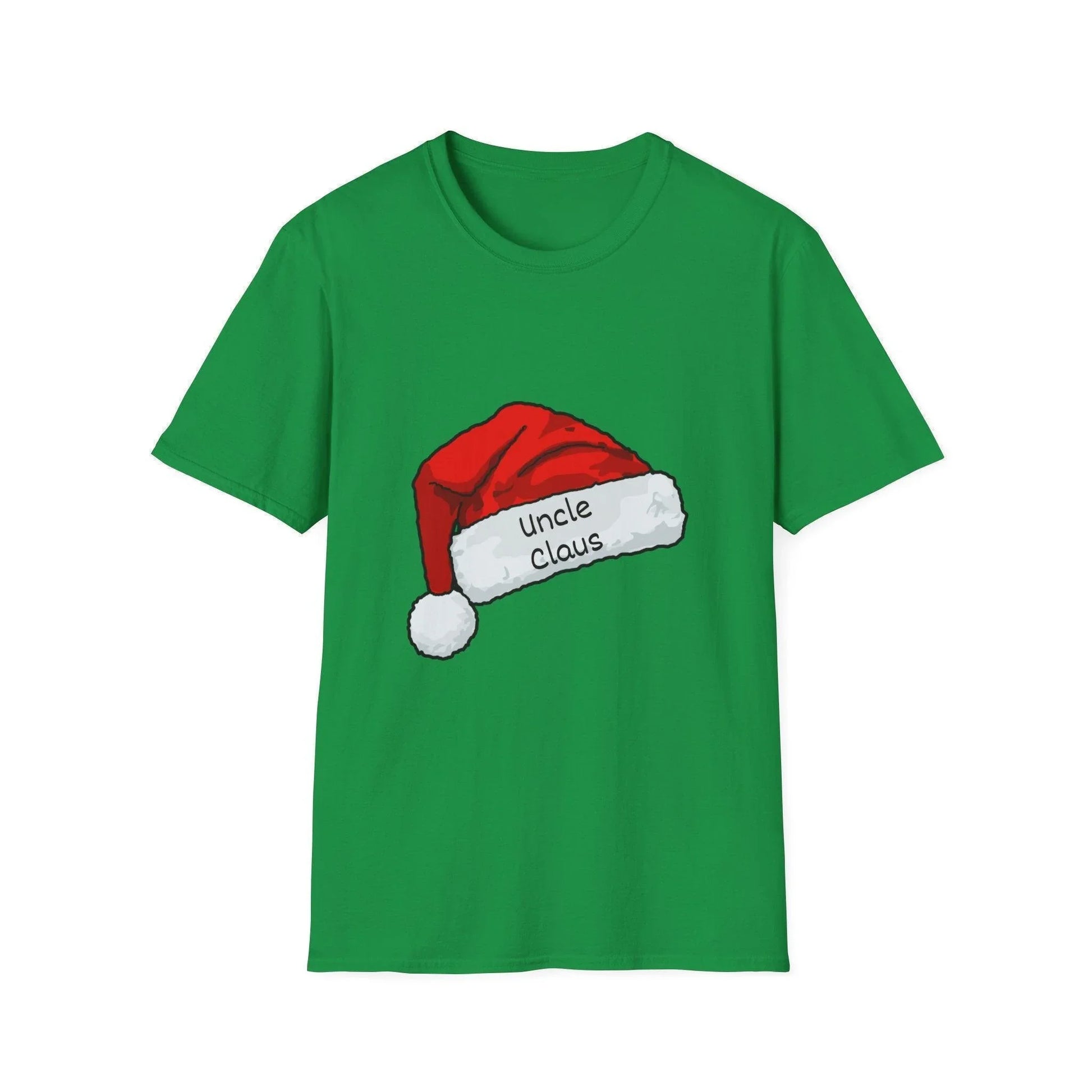 Uncle Claus: The Coolest Santa in Town 🎅- Mens Softstyle T-shirt - Whippie's