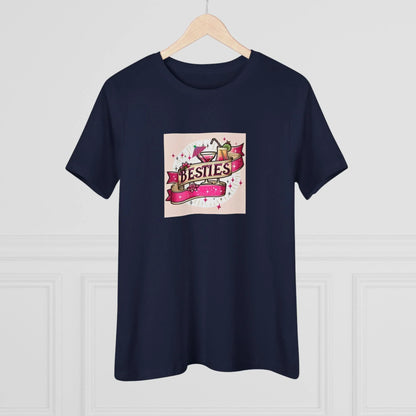 Besties - Two Pink Cocktails - Women's Softstyle Tee - Whippie's