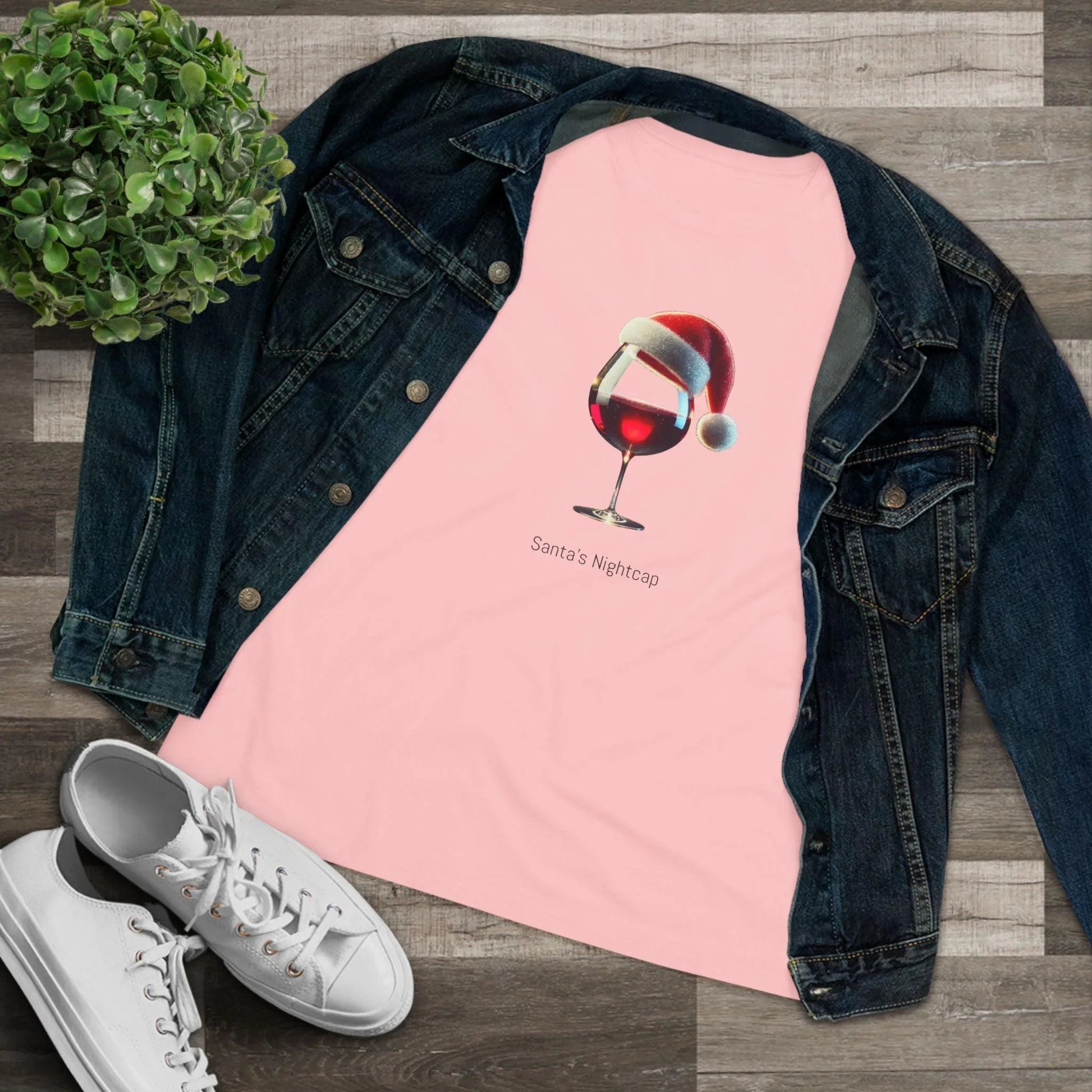 Santa's Nightcap - Women's Softstyle Tee - Whippie's