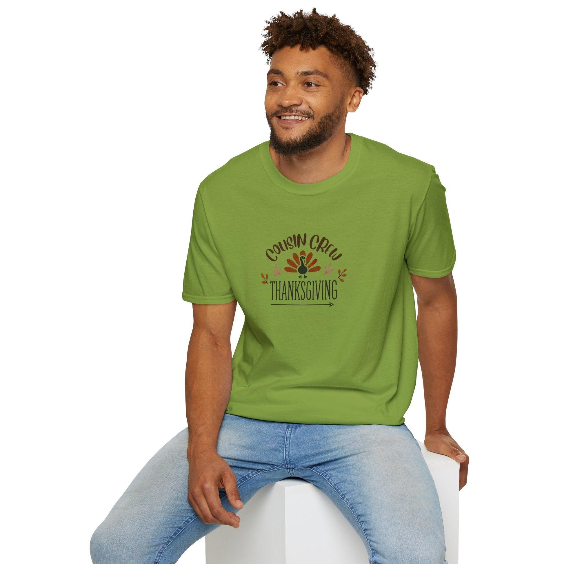 Thanksgiving Cousin Crew - Gobble 'Til You Wobble with Your Favorite Cousins! 🦃🍁 Unisex T-Shirt - Whippie's