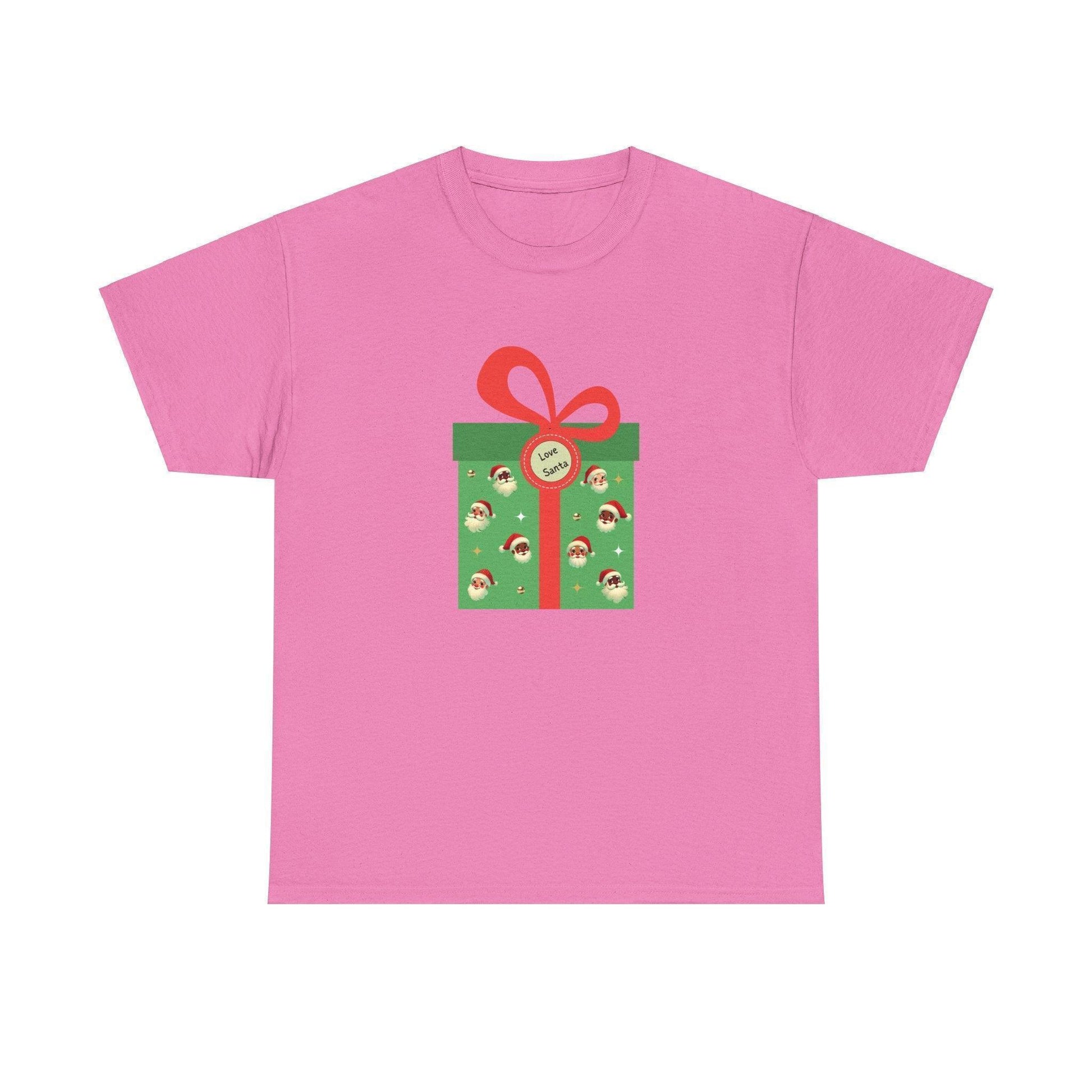 Love Santa Present 🎅 Unisex Heavy Cotton™ Tee! - Whippie's