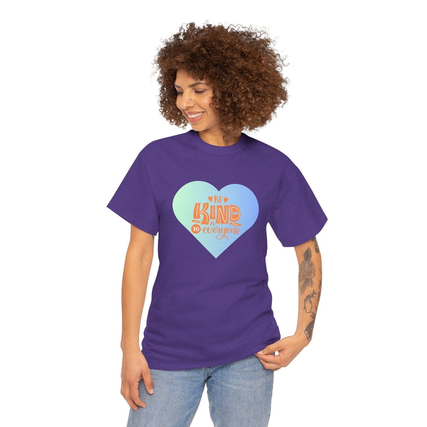 Be Kind to Everyone Unisex Heavy Cotton Tee 💙 - Whippie's