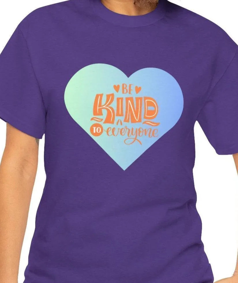 Be Kind to Everyone Unisex Heavy Cotton Tee 💙 - Whippie's