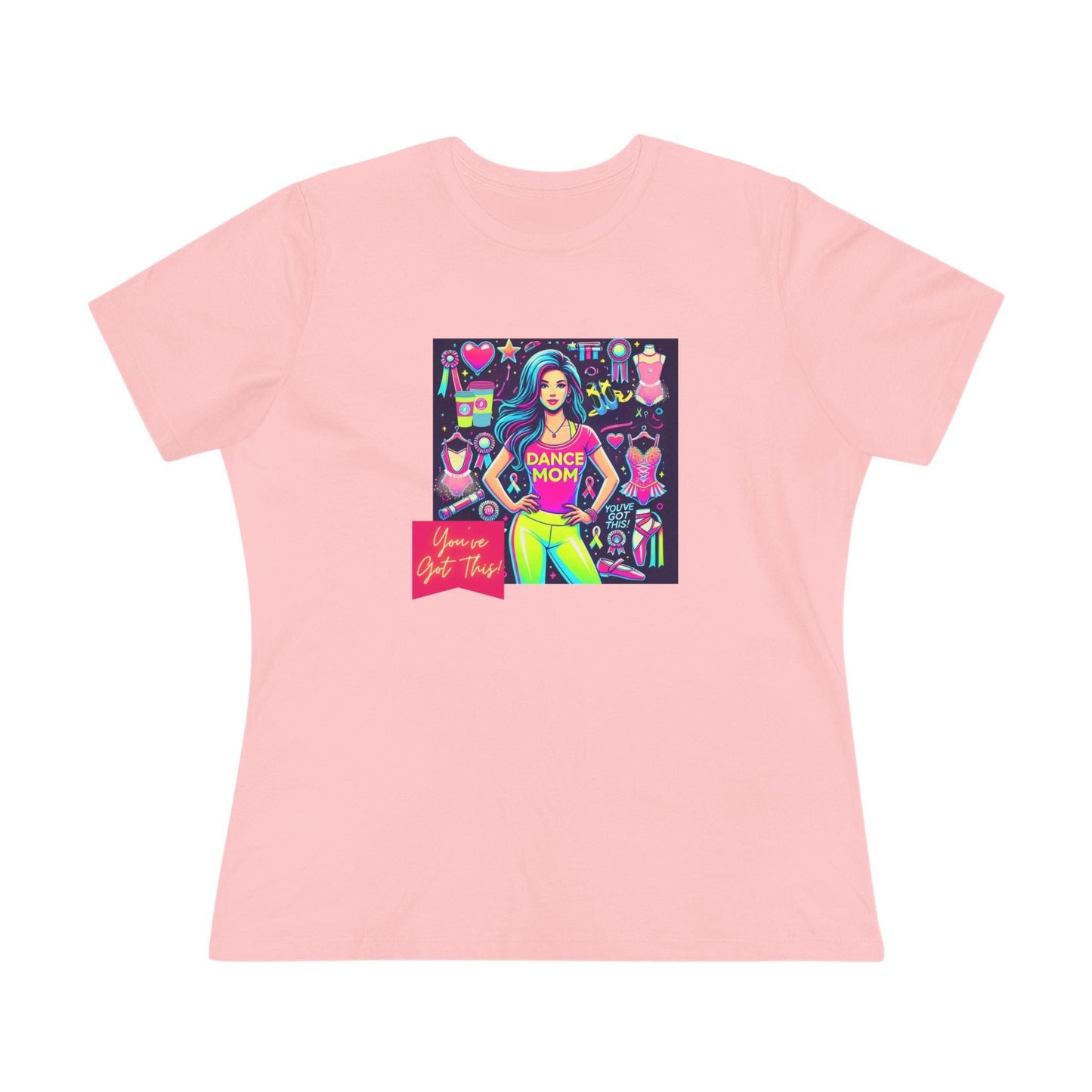 Dance Mom: You've Got This - Stylish Brunette Mom - Women's Softstyle Tee Celebrate Your Inner Dance Mom! - Whippie's