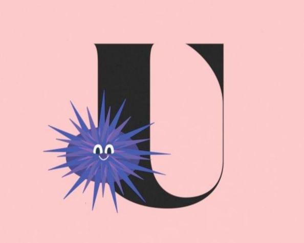 Alphabet Adventures: Letter U - Urchin Toddler T-shirt - Whippie's