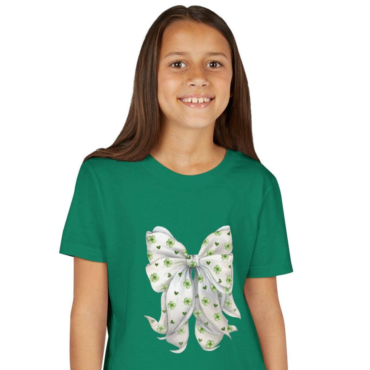 Shamrock Hearts Youth Tee - Spread the Luck and Love! - Whippie's