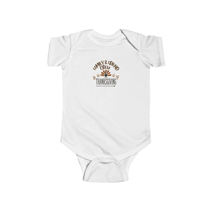 Thanksgiving Family & Friend Crew - Infant Fine Jersey Bodysuit - Whippie's