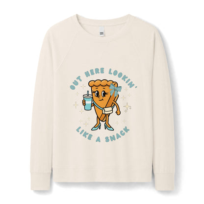 Pumpkin Pie Sweatshirt | Out Here Lookin’ Like a Snack Women’s Fall Crewneck