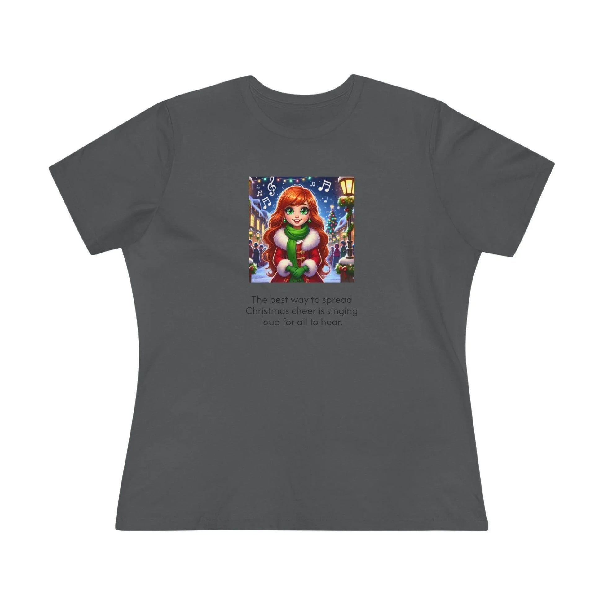 Caroler - Christmas Cheer - RH Girl - Women's Tee - Whippie's