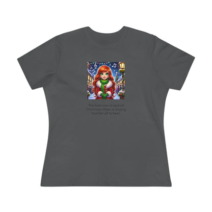 Caroler - Christmas Cheer - RH Girl - Women's Tee - Whippie's