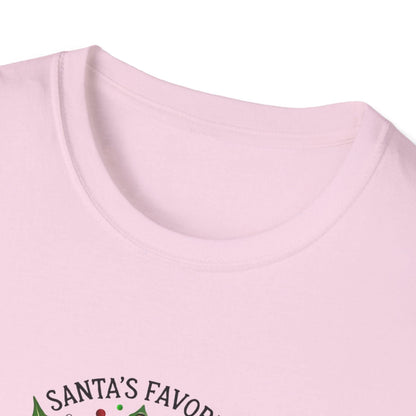 Santa's Favorite Firefighter Unisex Tee 🔥🎅 - Whippie's
