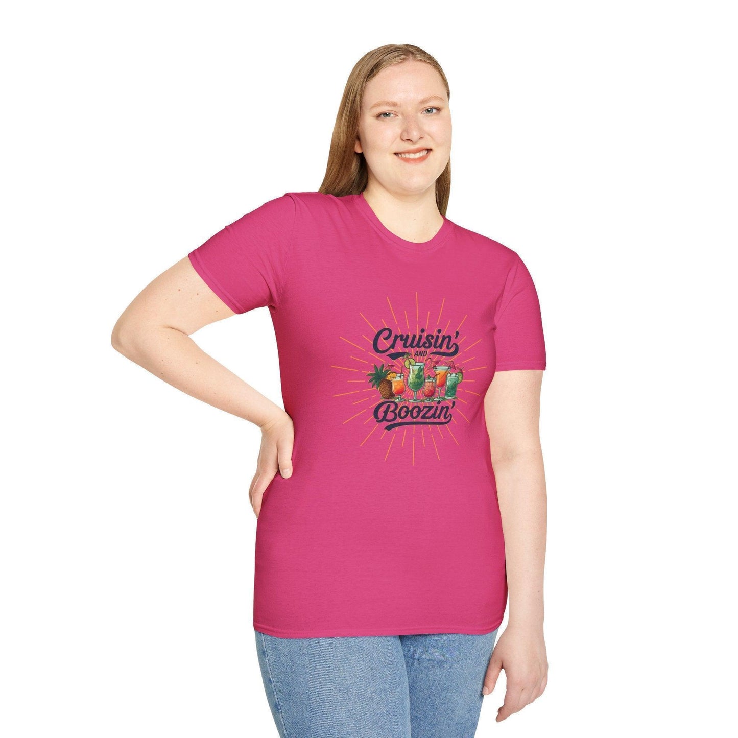 Cruisin' and Boozin Unisex Tee 🛳️🍹 - Whippie's