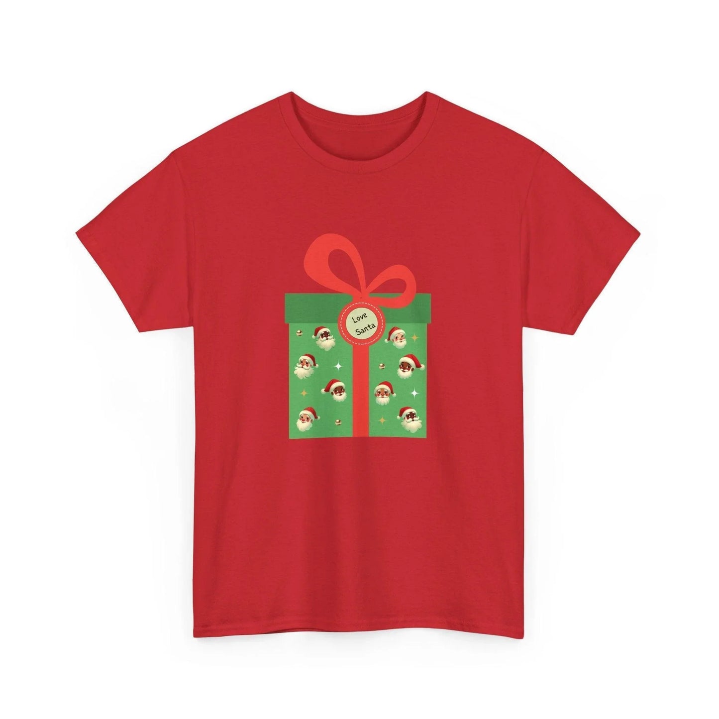 Love Santa Present 🎅 Unisex Heavy Cotton™ Tee! - Whippie's