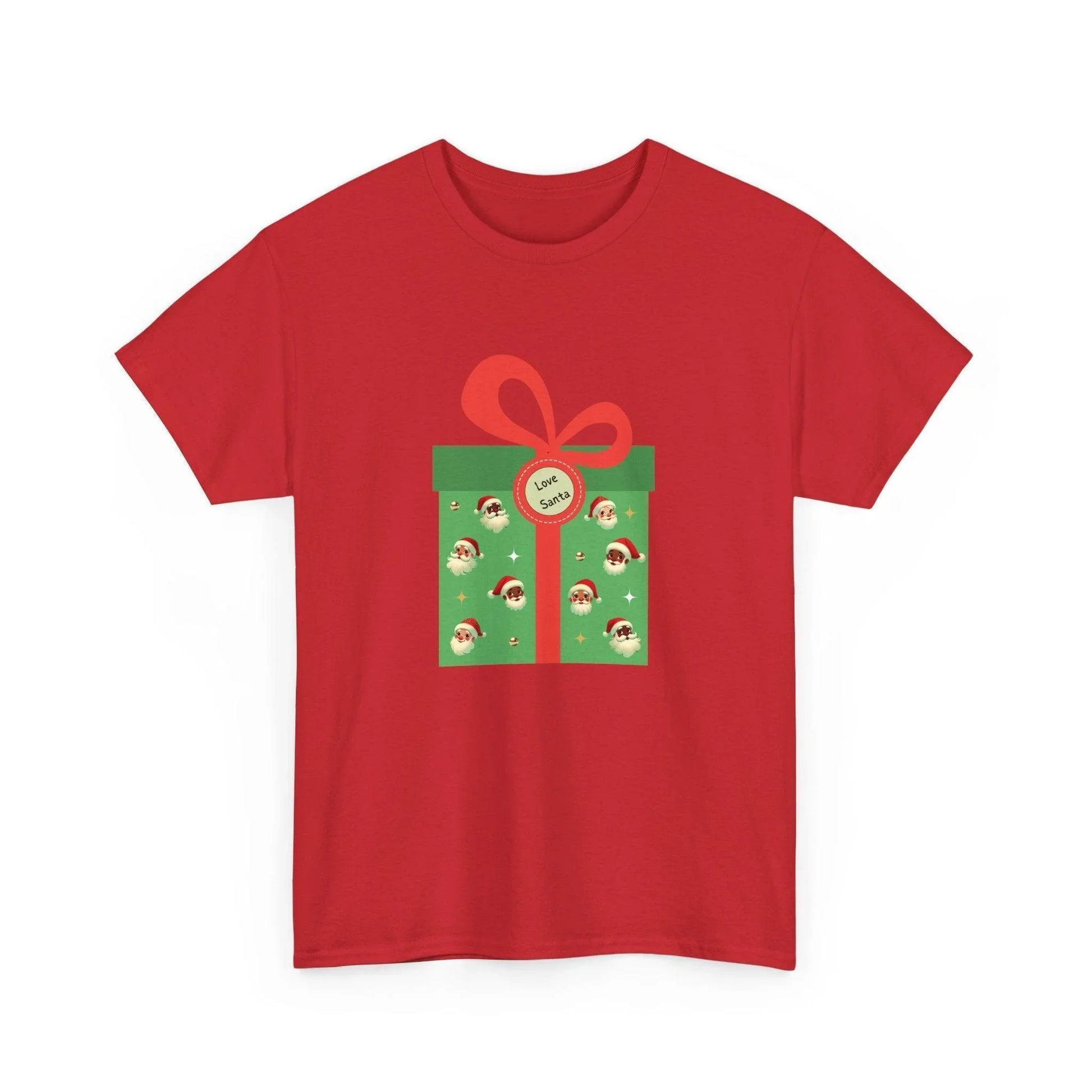 Love Santa Present 🎅 Unisex Heavy Cotton™ Tee! - Whippie's