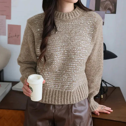 Holiday Sequin Sweater