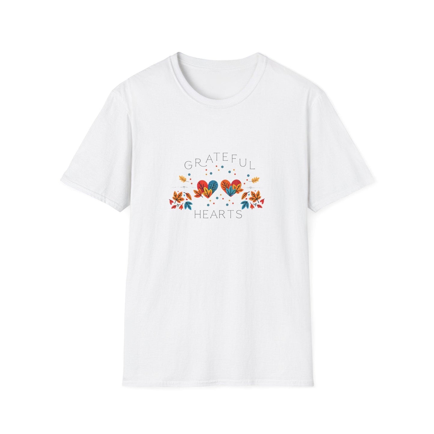 Grateful Hearts - A Family Affair 🧡💛❤️ - Two Hearts - Unisex T-Shirt - Whippie's