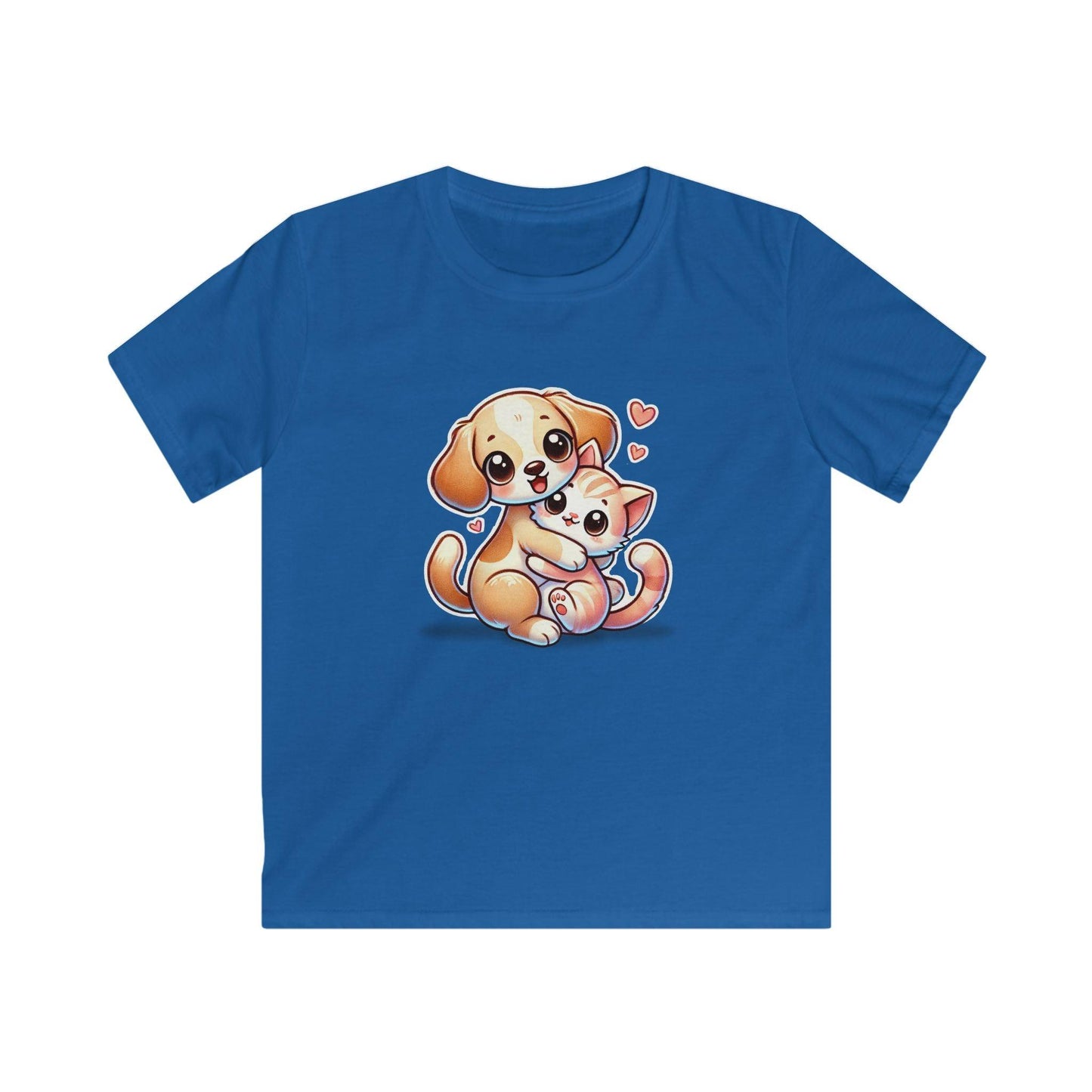 Puppy & Kitty Love - Youth Tee - 🐶💖🐱 Celebrate Friendship and Love! 🐱💖🐶 - Whippie's
