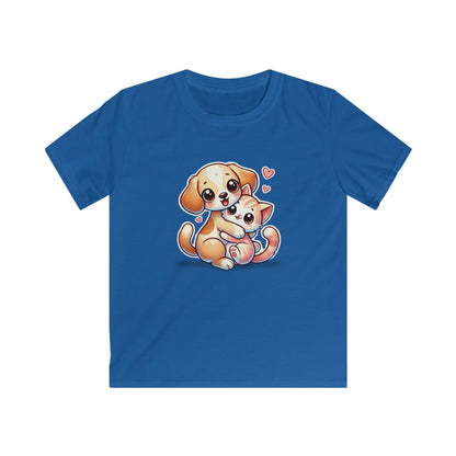 Puppy & Kitty Love - Youth Tee - 🐶💖🐱 Celebrate Friendship and Love! 🐱💖🐶 - Whippie's