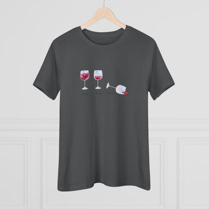 Drink, Drank, Drunk Tee - Sip, Savor, Repeat 🍷🍷🍷 - Women's Softstyle Tee - Whippie's