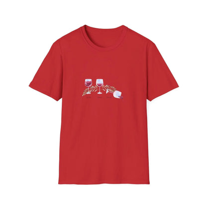 Drink Drank Drunk 🍷🍷🍷 - Holiday Edition - Unisex Softstyle T-shirt - Whippie's