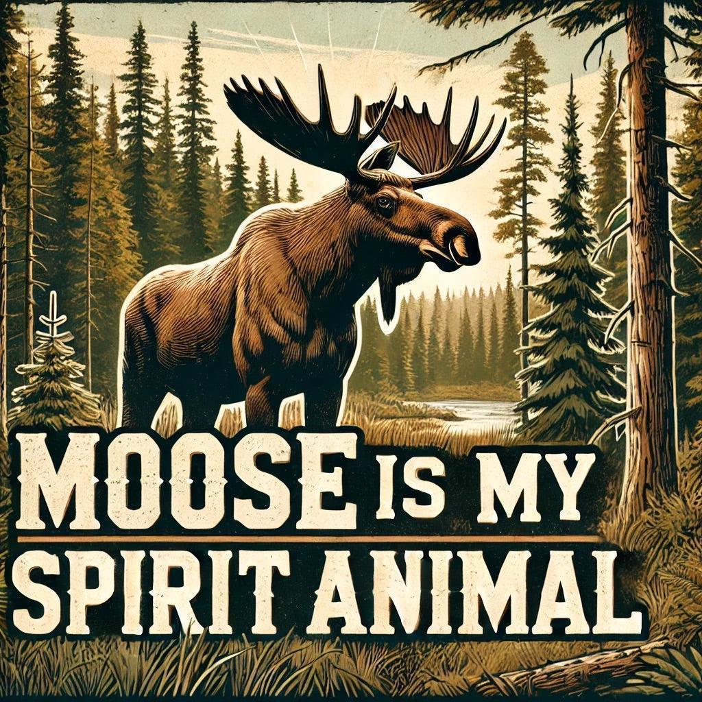 Moose is my Spirit Animal - Unisex T-Shirt - Whippie's