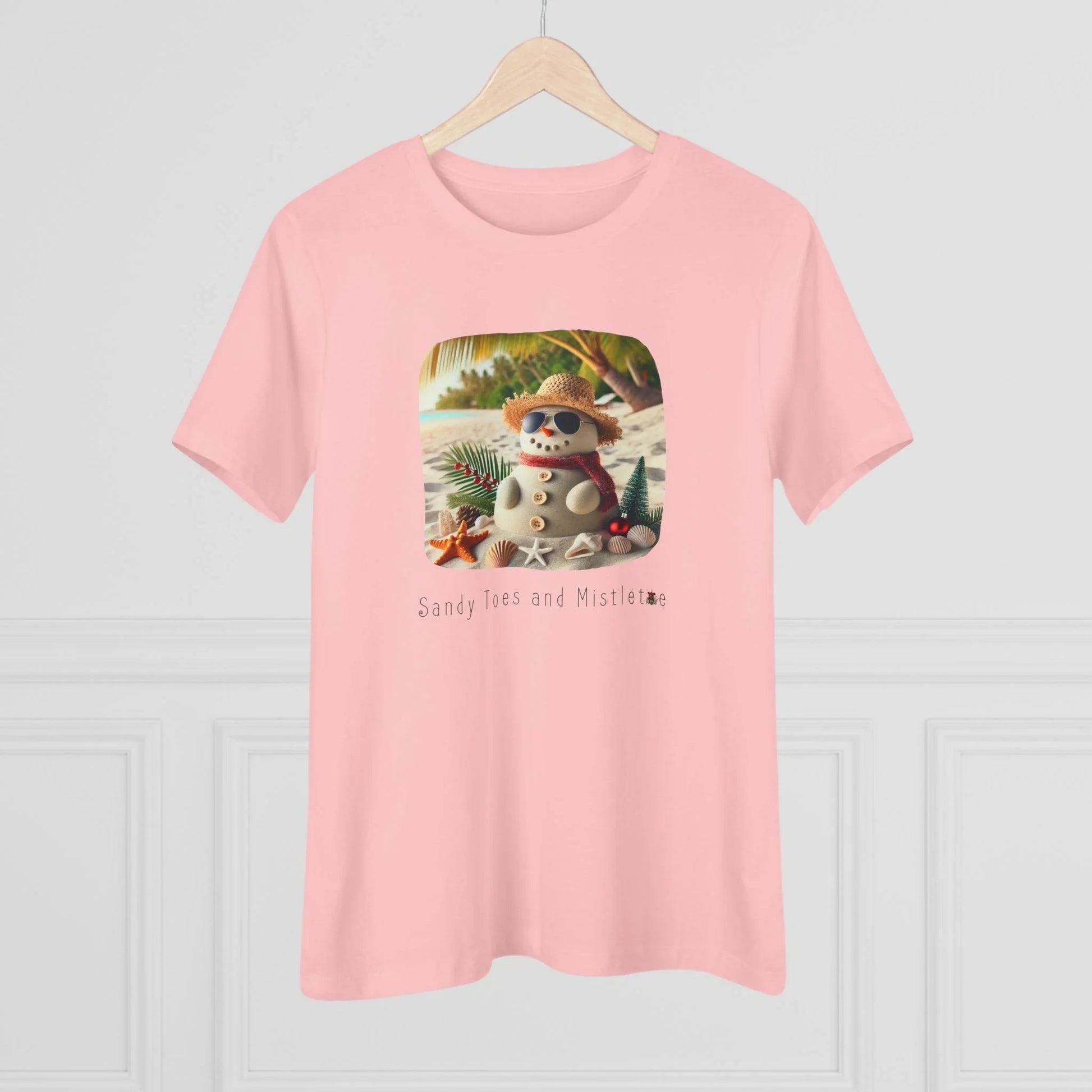 🏖️ Sandy Toes & Mistletoe ☃️ Women's Tee ✨ - Whippie's