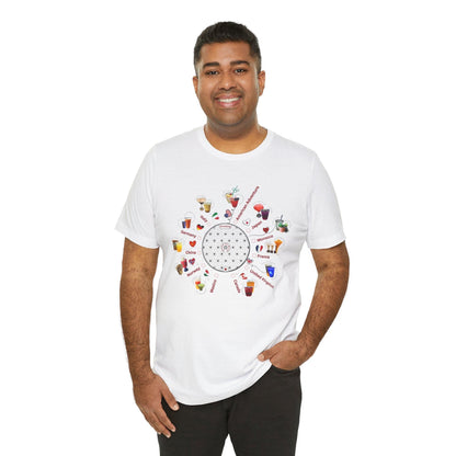 Drinking Around the World Check-Off Unisex Tee - Whippie's