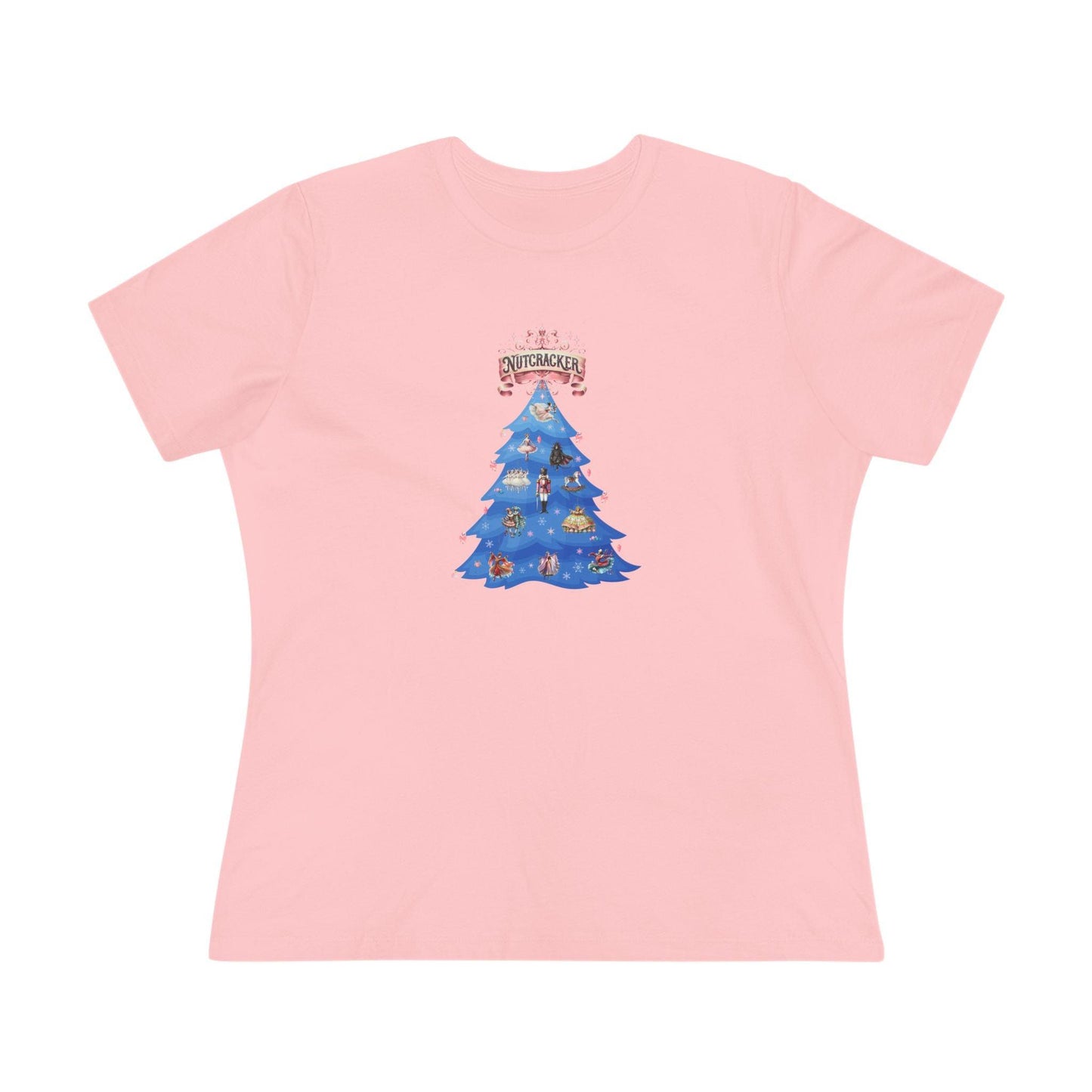 Nutcracker Christmas Tree - A Festive Affair! 🎄✨ Women's Softstyle Tee - Whippie's
