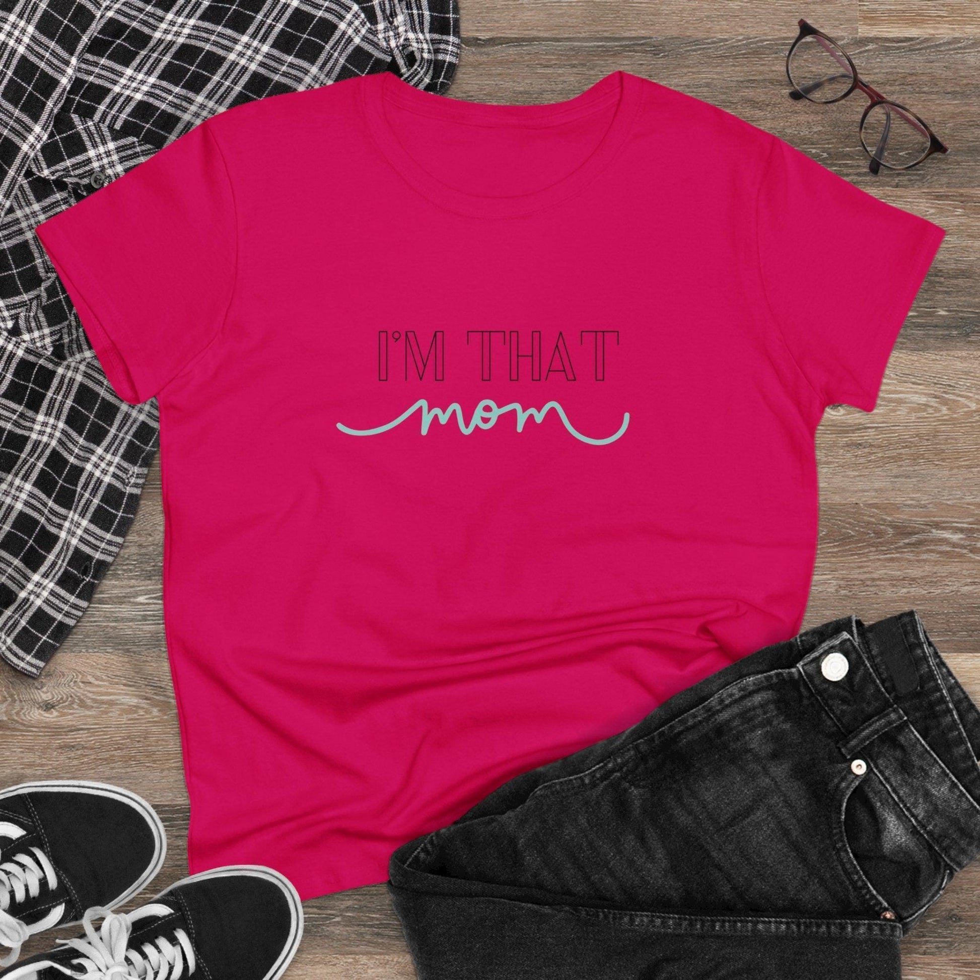✨ I'm That Mom 🦸‍♀️ Women's Tee 💖 Supermom: Strong, Fierce, and Protective! - Whippie's
