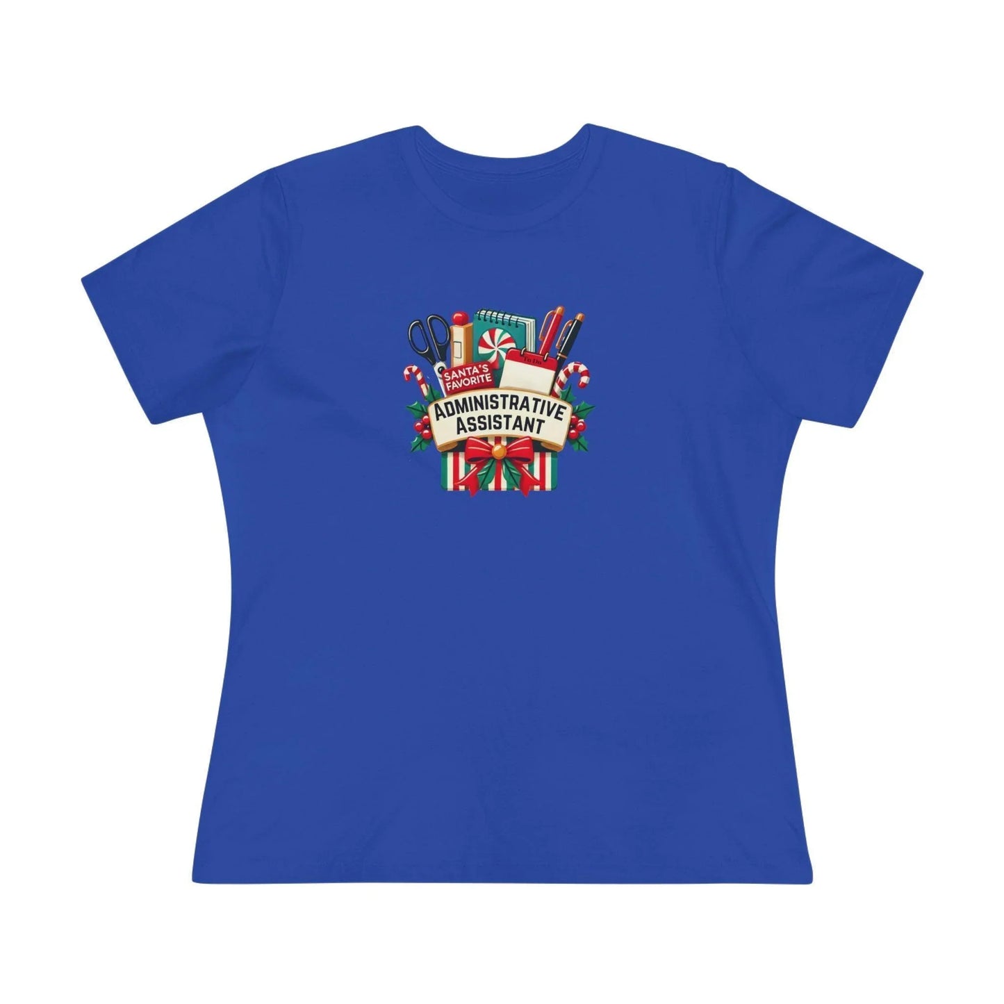 Santa's Favorite Administrative Assistant - Women's Softstyle Tee - Whippie's