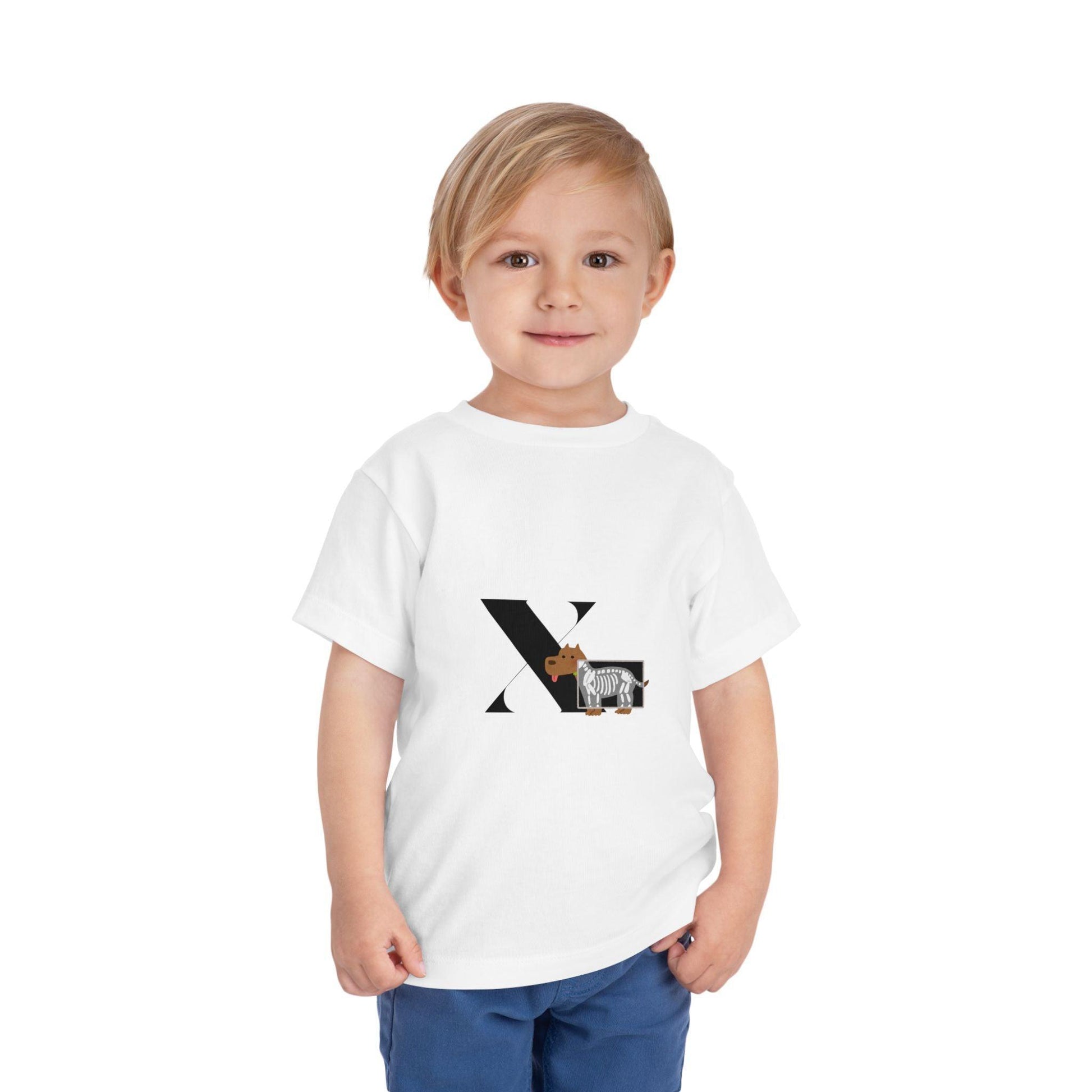 Alphabet Adventures: Letter X - X-ray Dog Toddler T-shirt - Whippie's