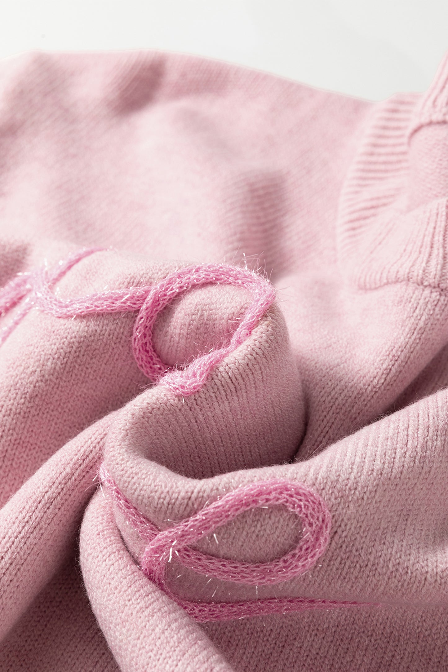 Baggy Love Sweater | Pink Graphic Pullover