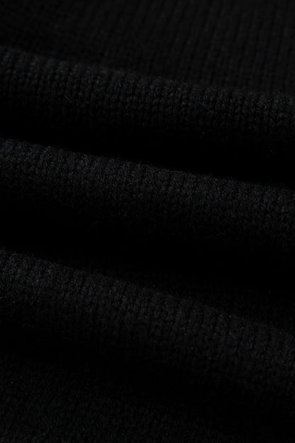 Festive Bow Sweater | Backless Bubble Sleeve