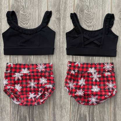 Buffalo Plaid Bliss Phoenix 2PC Set | Girls Dancewear