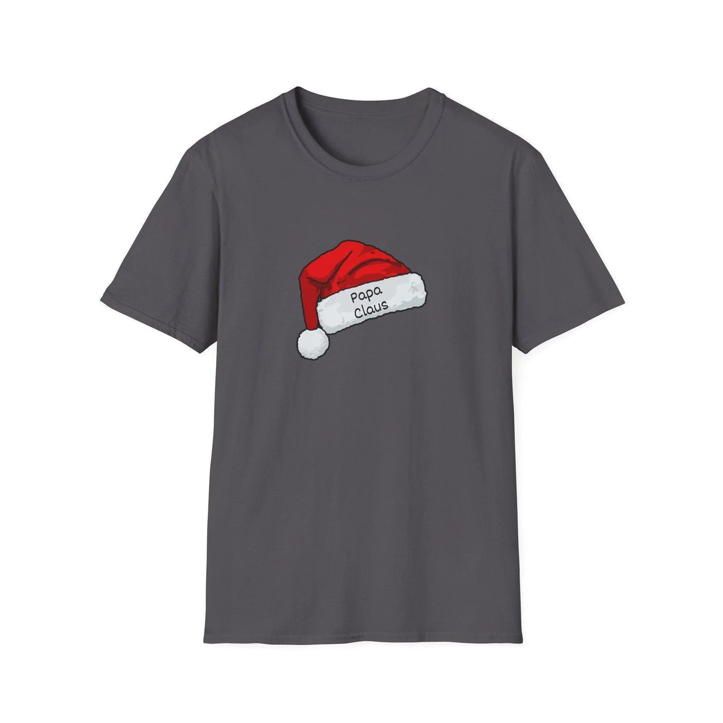 Papa Claus: The Coolest Santa in Town 🎅- Mens Softstyle T-shirt - Whippie's