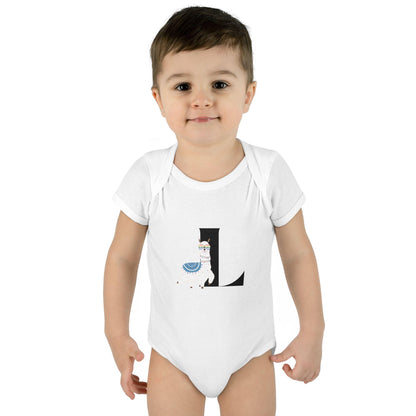 Alphabet Adventures: Letter L - Llama Baby Onesie L is for Llama Lovin' - Whippie's